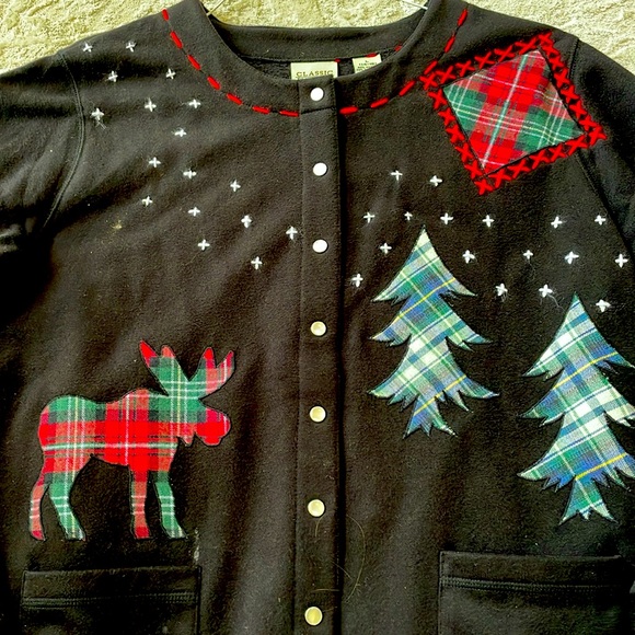 Christmas jacket/ sweater Ladies Large - Picture 2 of 4